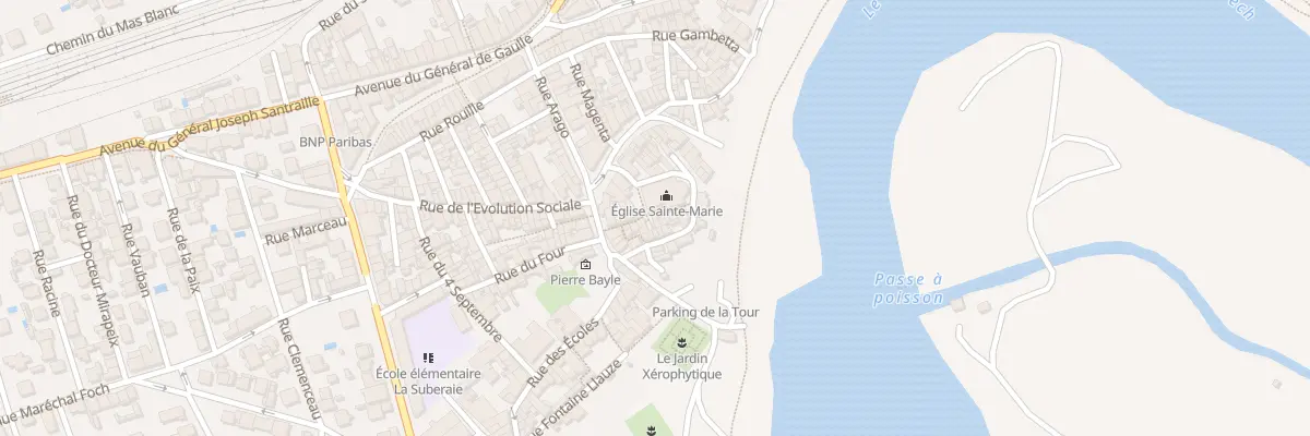 Plan du 1 Rue de l’Eglise au Boulou