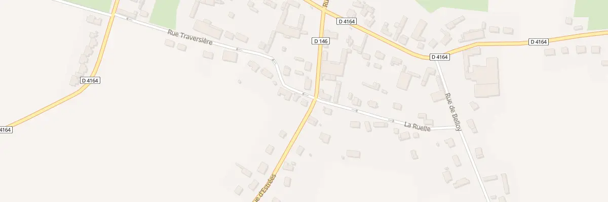 Plan du 1 Rue Traversière à Assevillers