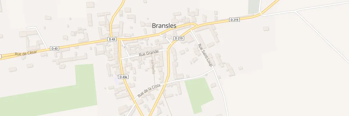 Plan du 3 Av du Gâtinais à Bransles