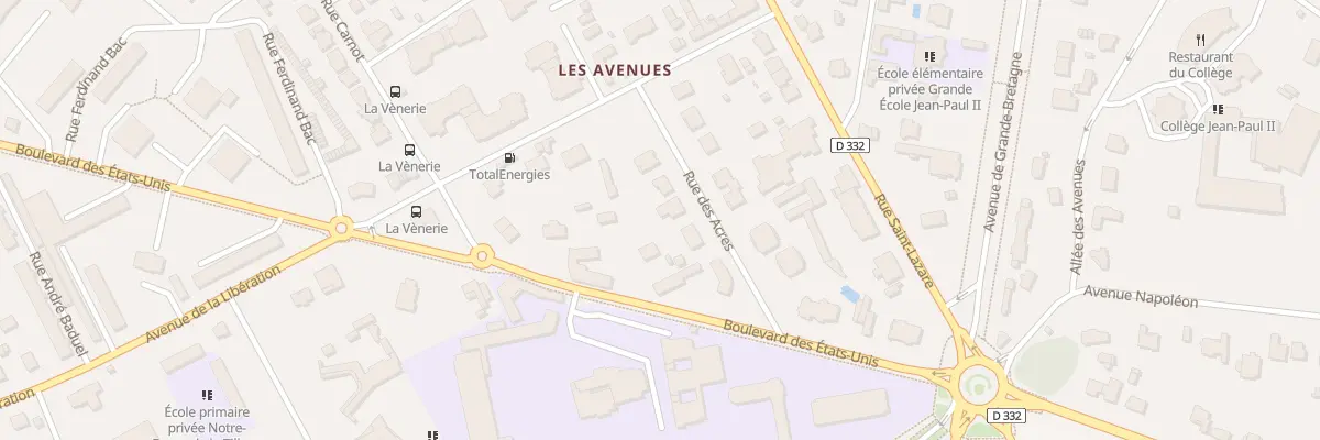 Plan du 6 Rue des Acres à Compiègne