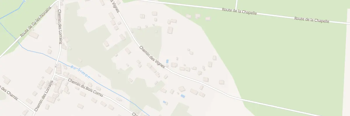 Plan du 13 Che des Vignes à Montbouy