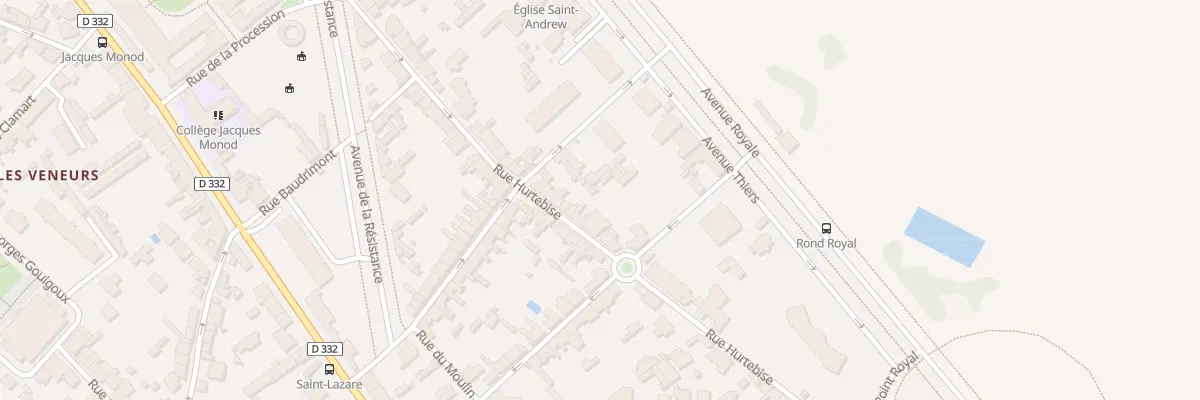 Plan du 37 Rue Hurtebise à Compiègne