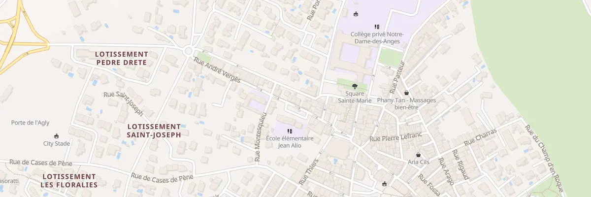 Plan du 5 Rue André Vergès à Espira-de-l’Agly