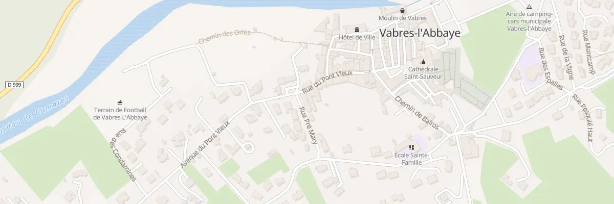 Plan du 26 Rue du Pont Vieux à Vabres-l’Abbaye