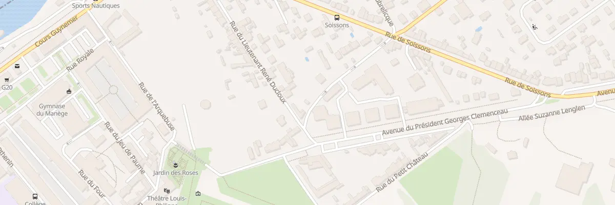 Plan du 17 Rue du Lt Rene Ducloux à Compiègne