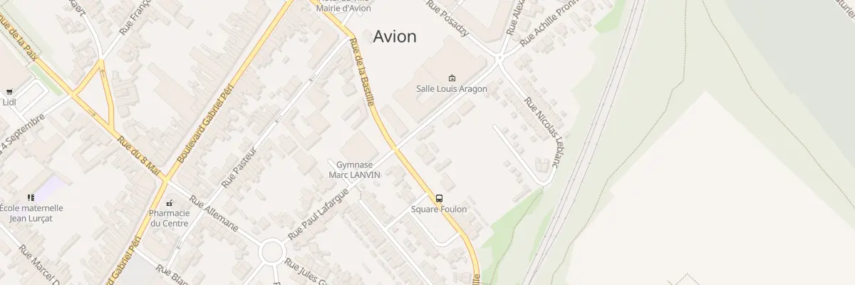 Plan du 9 Rue de la Bastille à Avion