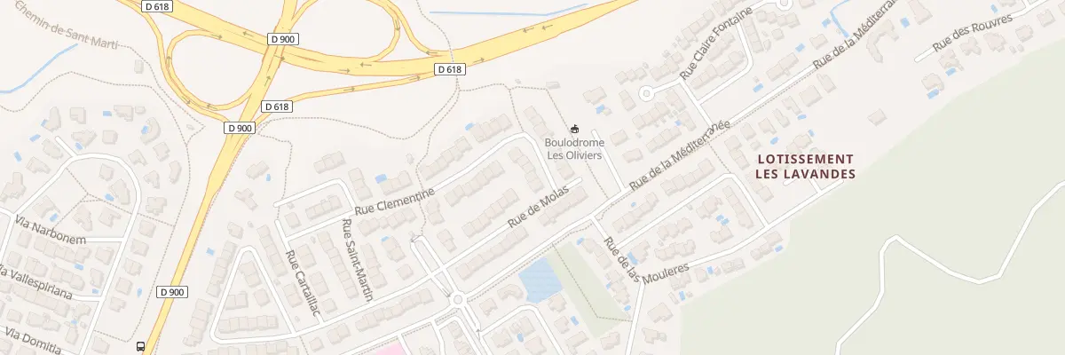 Plan du 3 Rue du Pila au Boulou
