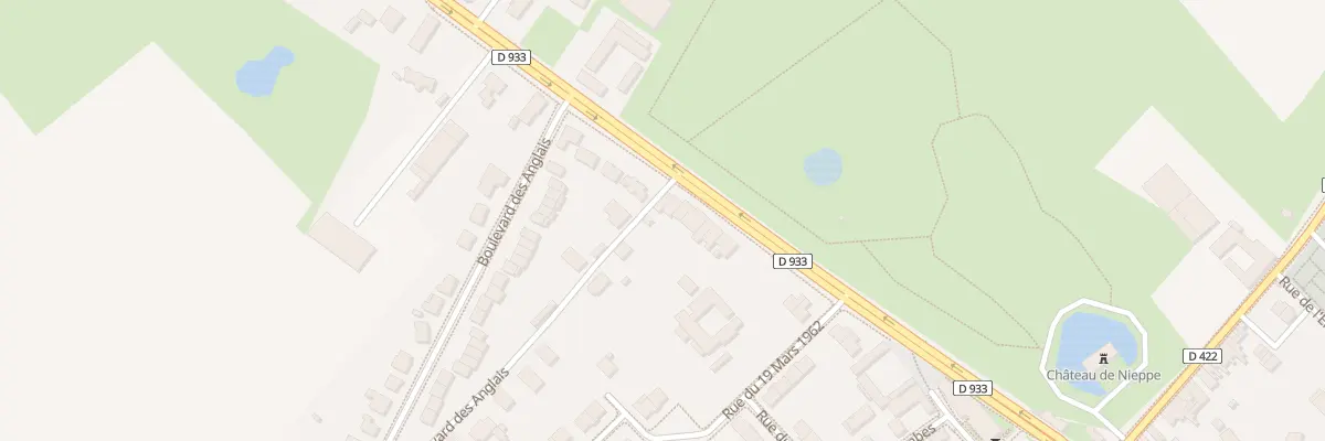 Plan du 337 Rue de Bailleul à Nieppe