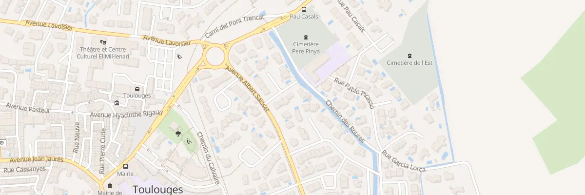 Plan du 8 Rue des Freres Bausil à Toulouges