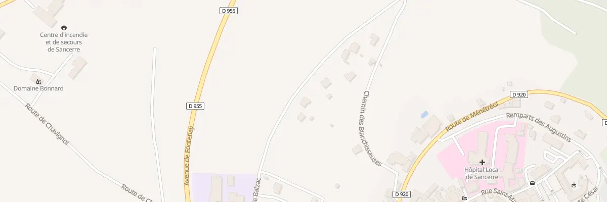 Plan du 508 Av Honoré de Balzac à Sancerre