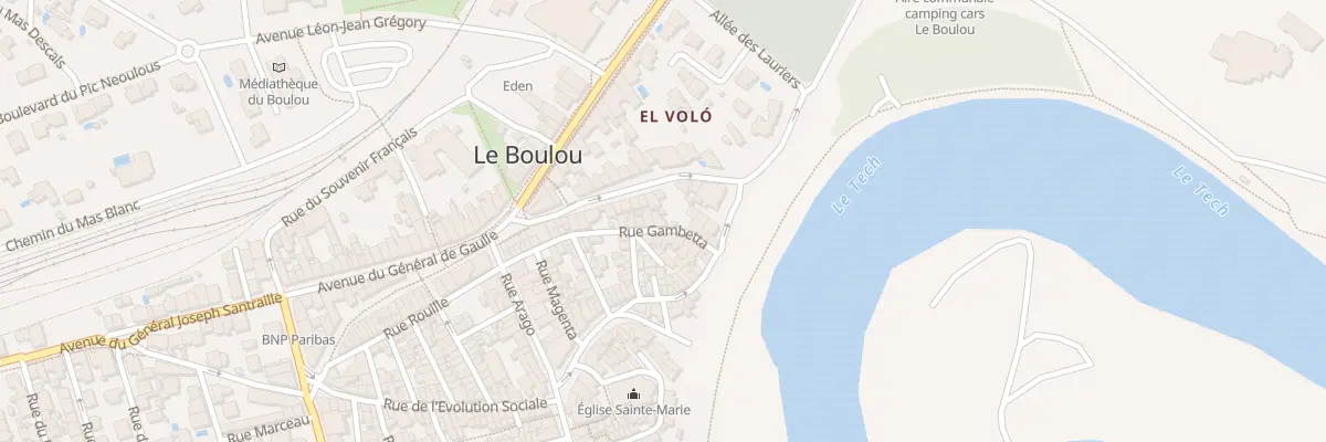 Plan du 29B Rue Gambetta au Boulou