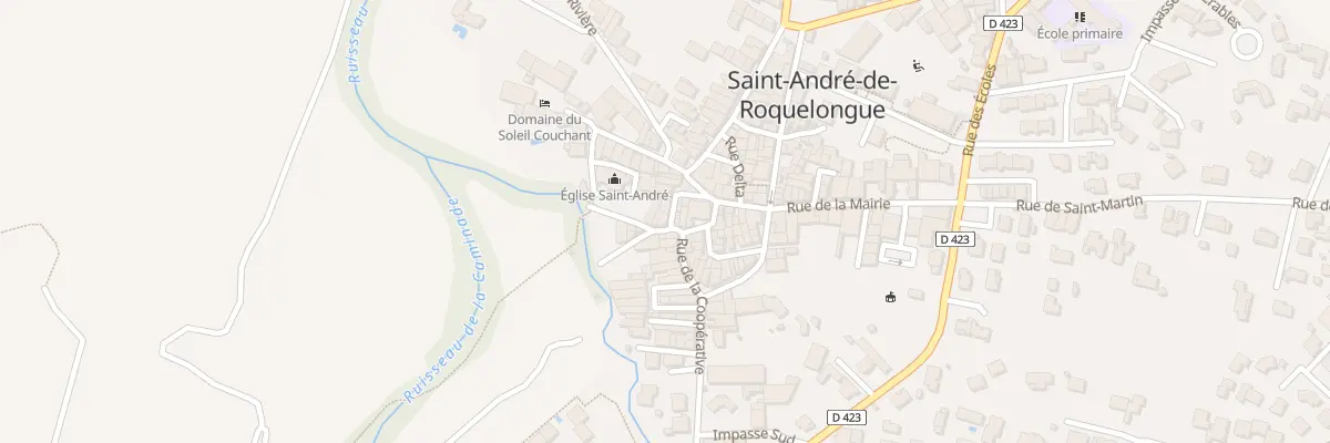 Plan du 4 Rue de la Cave Cooperative à Saint-André-de-Roquelongue