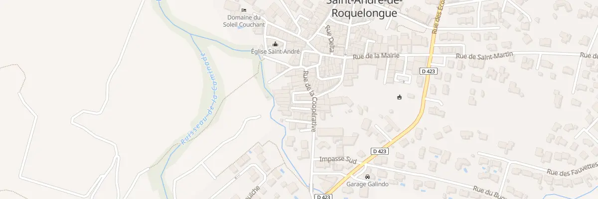 Plan du 9 Pas du Fer a Cheval à Saint-André-de-Roquelongue