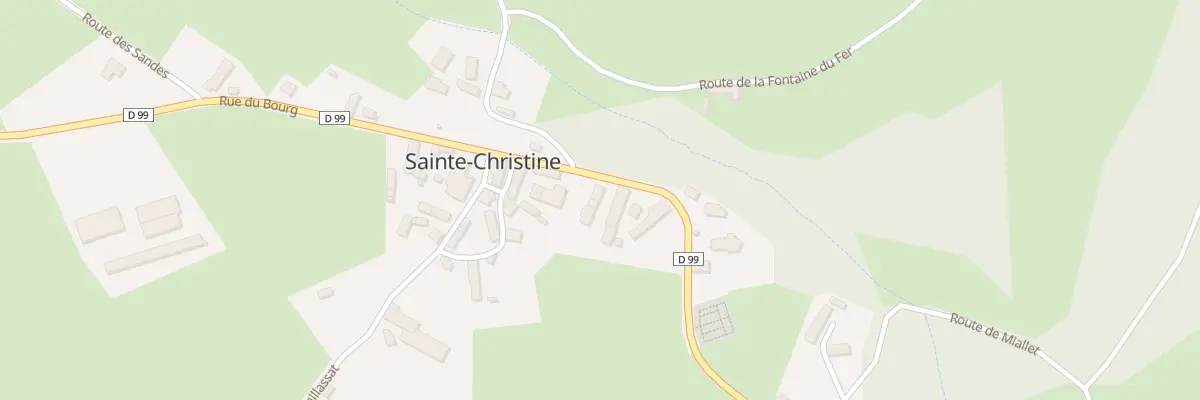 Plan du 5071 Le Bourg à Sainte-Christine