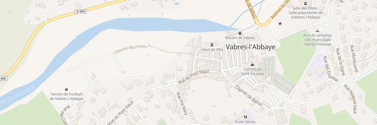 Plan du 11 Rue des Hortes à Vabres-l’Abbaye