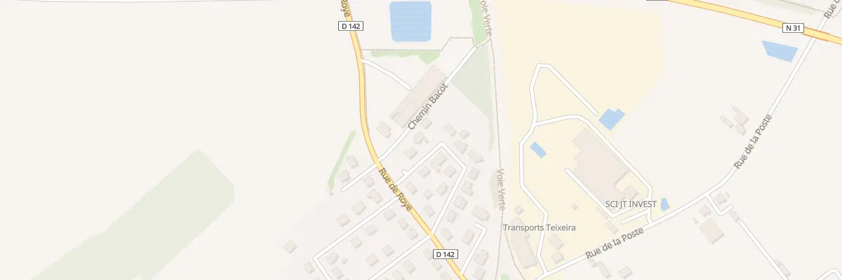 Plan du 20 Rue de la Petite Couture à Clairoix