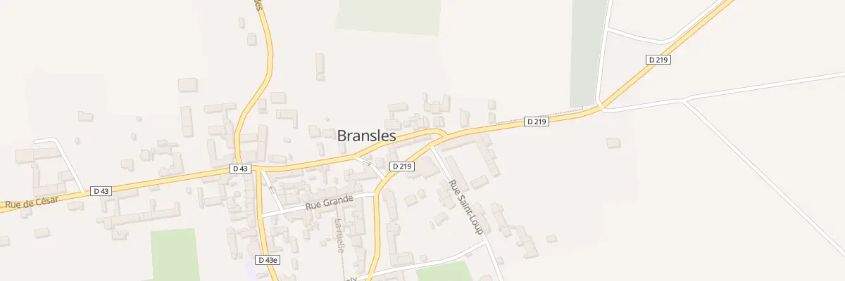 Plan du 2 Pl General de Gaulle à Bransles