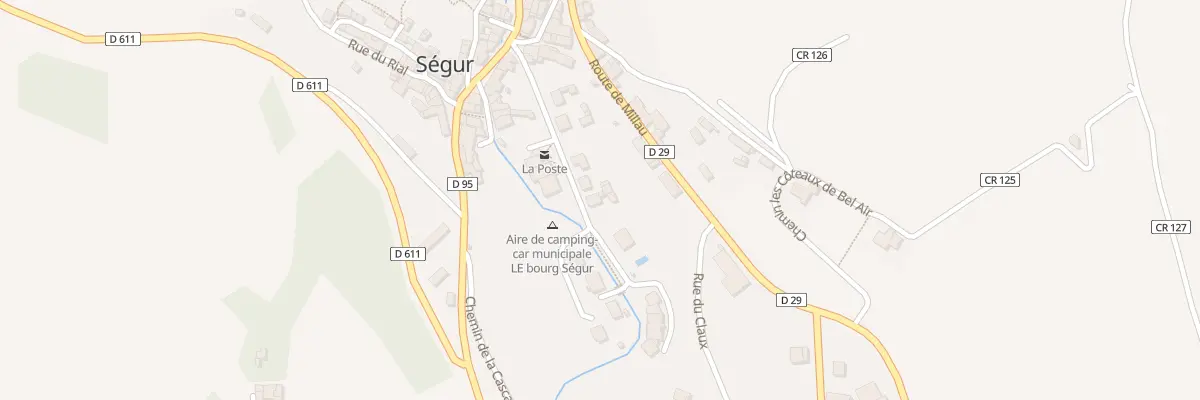 Plan du 15 Rue du Stade à Ségur
