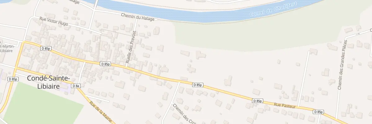 Plan du 163B Rue Pasteur à Condé-Sainte-Libiaire