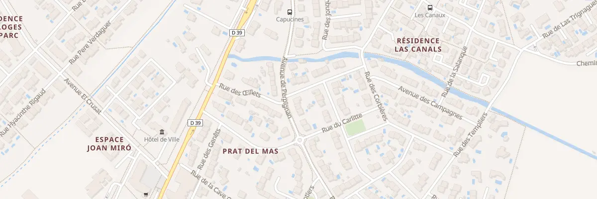 Plan du 2 Rue de Catalogne à Canohès