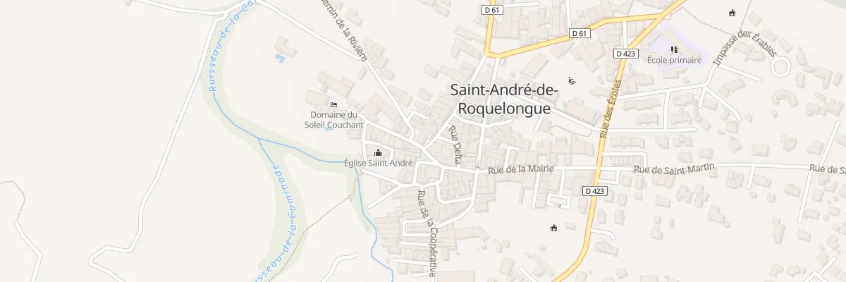 Plan du 2 Rue de la Riviére à Saint-André-de-Roquelongue