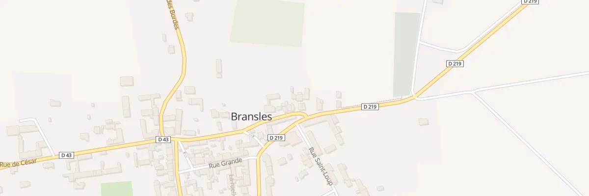 Plan du 12 Rue de César à Bransles