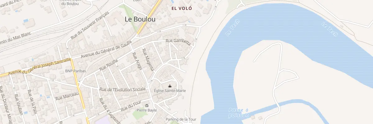 Plan du 24 Rue Neuve au Boulou