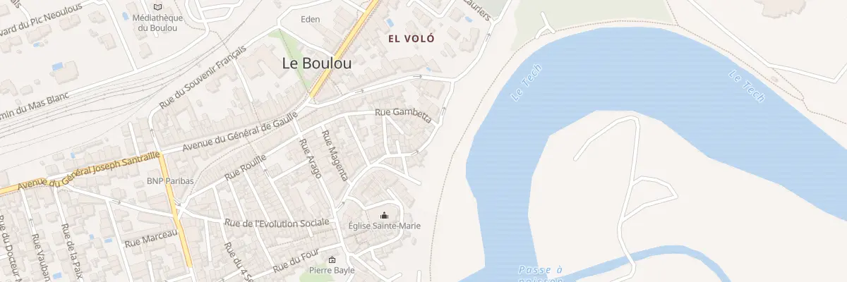 Plan du 35 Rue Neuve au Boulou