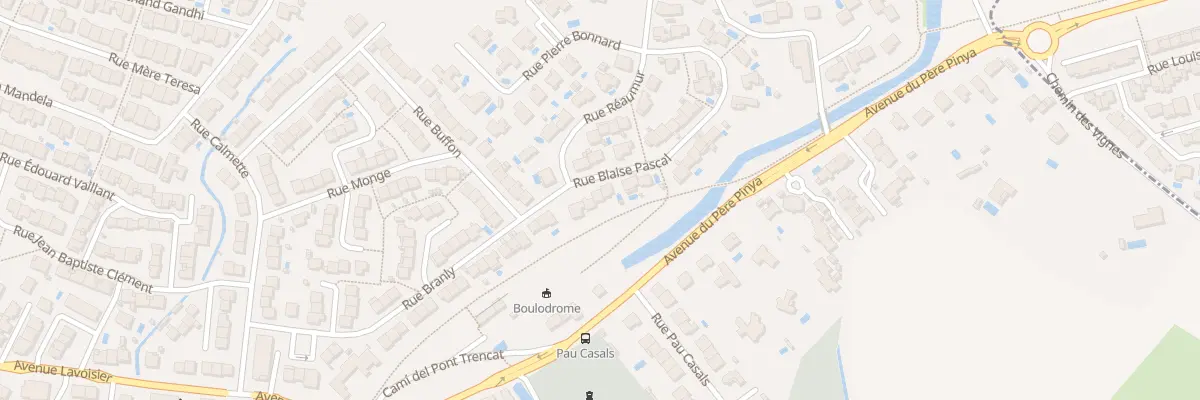 Plan du 6 Rue Blaise Pascal à Toulouges