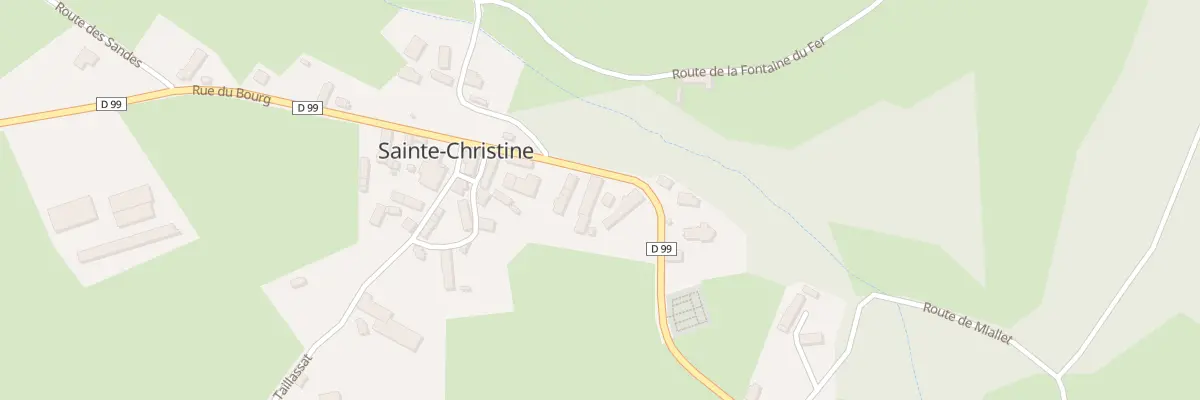 Plan du 5075 Le Bourg à Sainte-Christine