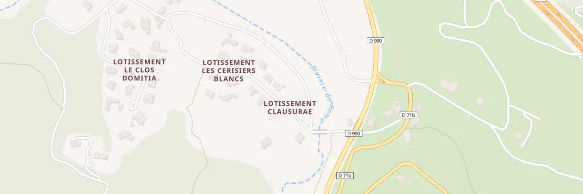 Plan du 2 Rue Lot le Clausurae aux Cluses