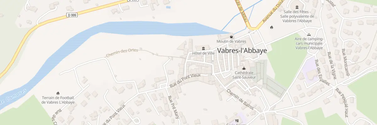 Plan du 16 Rue des Treilles à Vabres-l’Abbaye