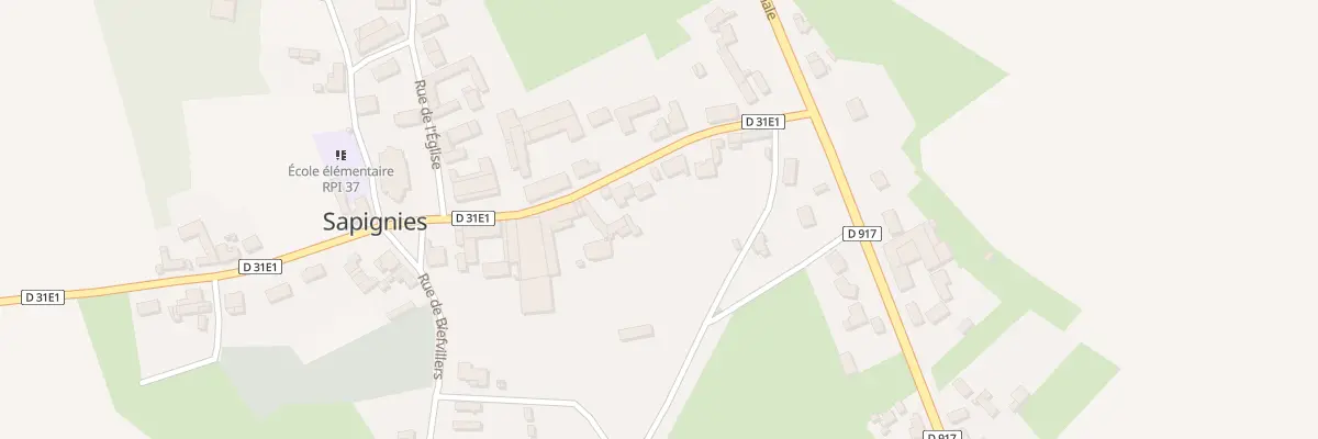 Plan du 9 Rue Principale à Sapignies