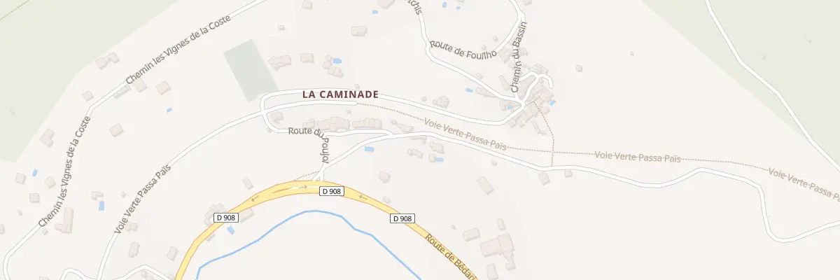 Plan du 5083 La Caminade à Prémian