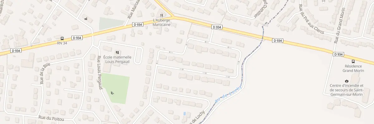 Plan du 25 Rue du Clos à Montry