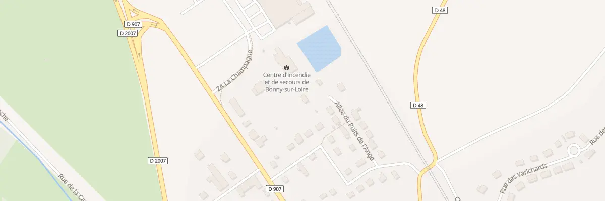 Plan du 11 All du Puits de l’Ange à Bonny-sur-Loire