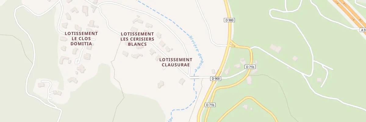 Plan du 1 Rue Lot le Clausurae aux Cluses