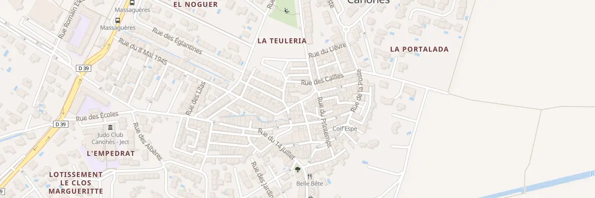 Plan du 2 Rue du Huit Mai à Canohès