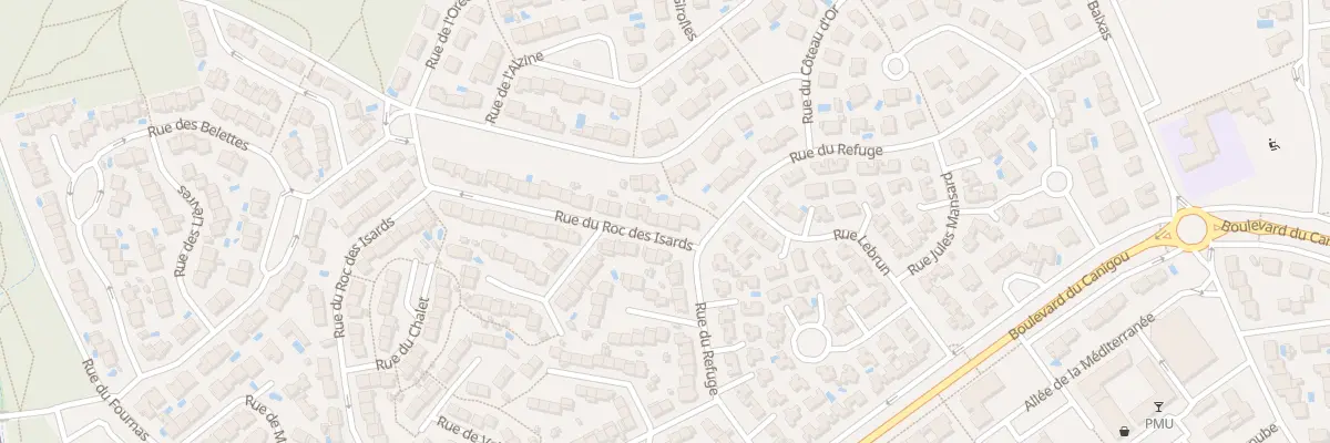 Plan du 77 Rue du Roc des Isards à Saint-Estève