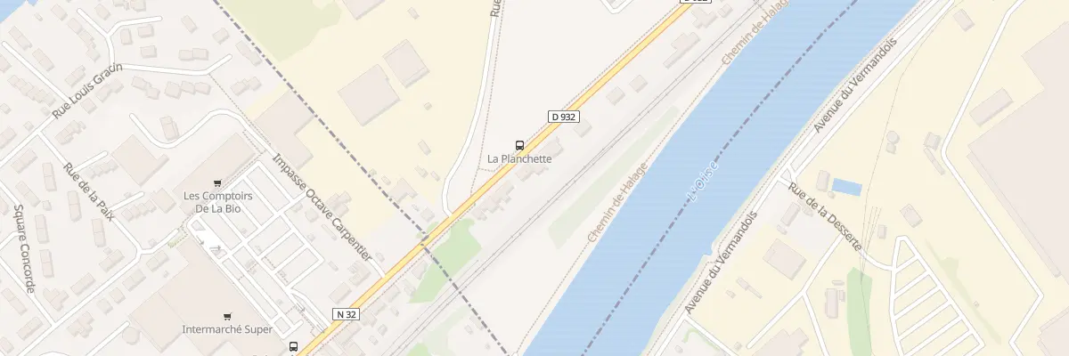 Plan du 251 Rue de la République à Clairoix