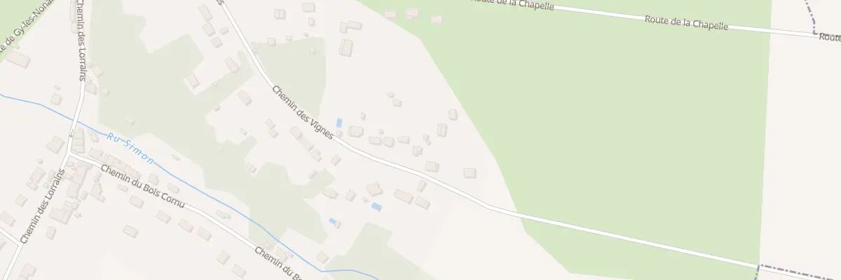 Plan du 19 Che des Vignes à Montbouy