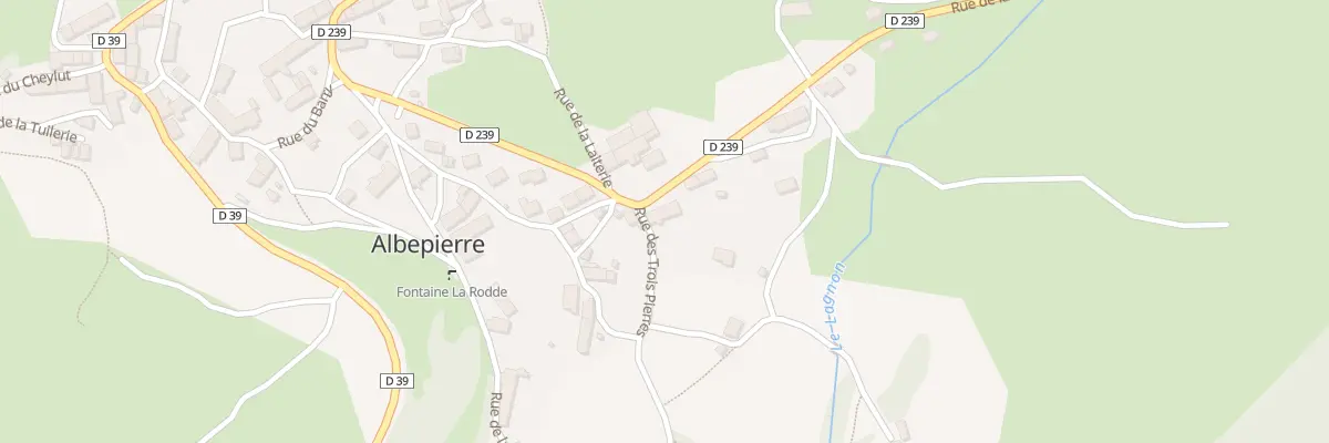 Plan du 5060 Le Bourg à Albepierre-Bredons