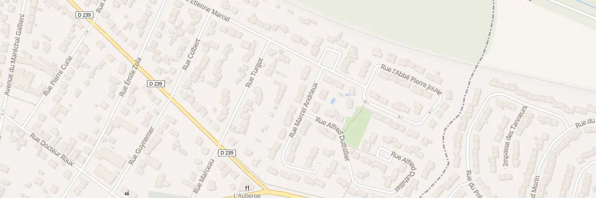 Plan du 8 Rue Marcel Andrieux à Montry