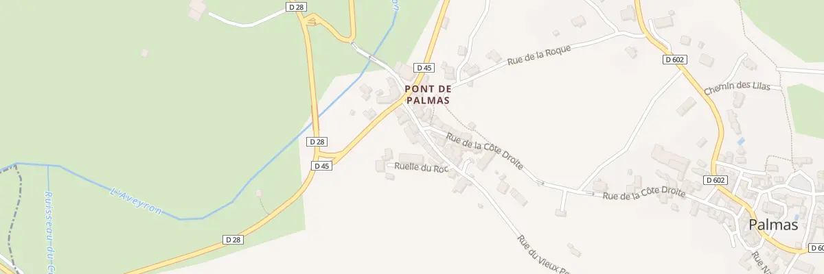Plan du 5090 Pont de Palmas à Palmas d’Aveyron