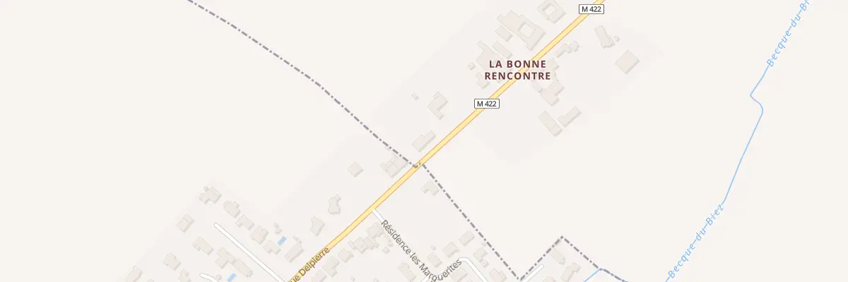 Plan du 2380 Rue Delpierre à Erquinghem-Lys