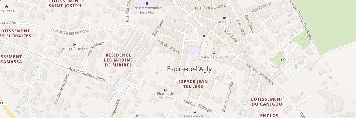 Plan du 19 Rue Nationale à Espira-de-l’Agly