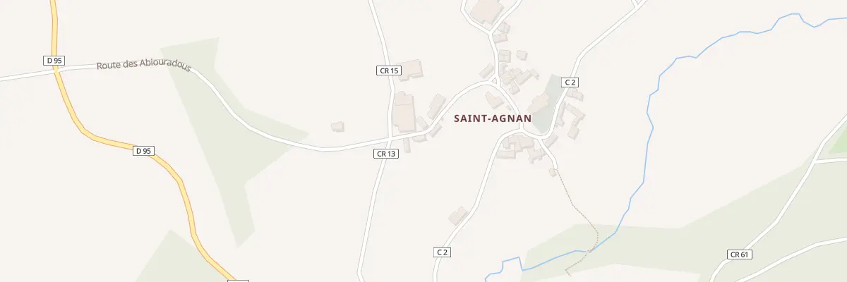 Plan du 5667 Saint Agnan à Ségur