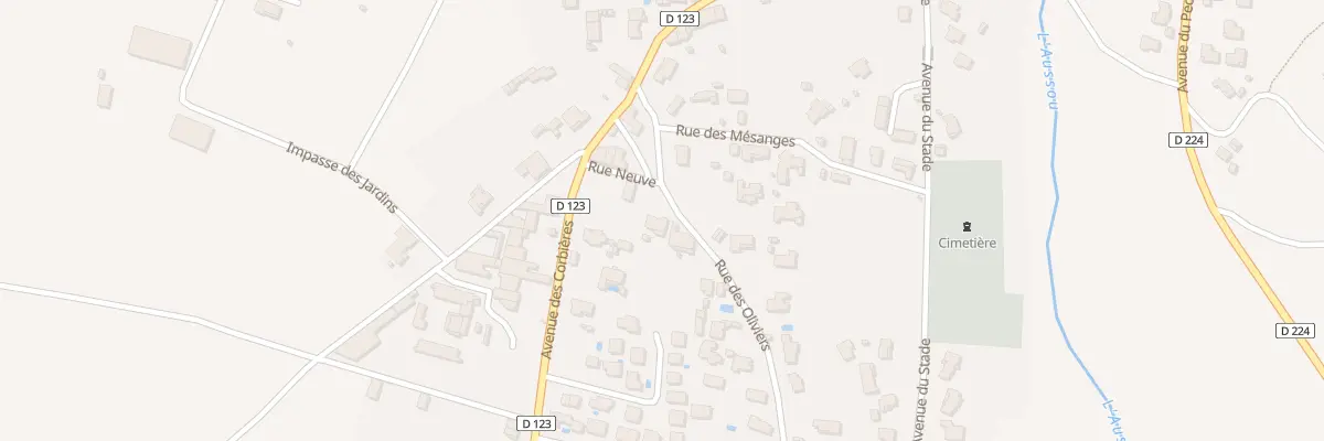 Plan du 4 Rue des Oliviers à Ornaisons