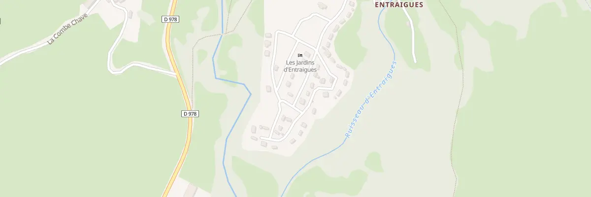 Plan du 5680 Entraigues à Égliseneuve-d’Entraigues