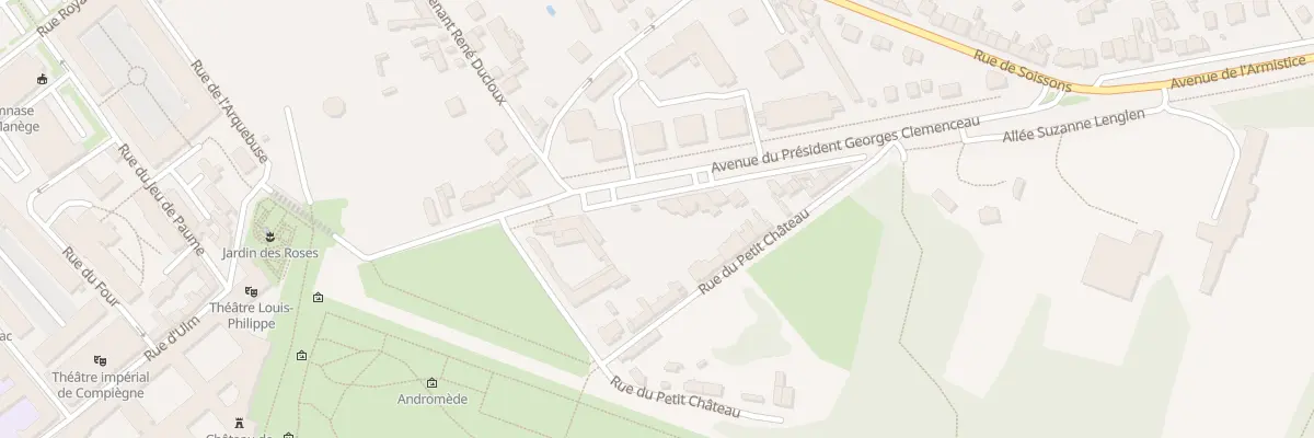 Plan du 21B Av du Pdt G Clemenceau à Compiègne